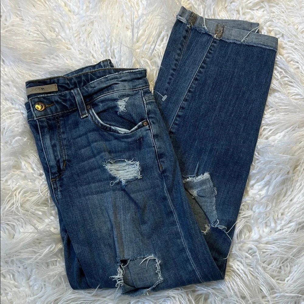 * Joe's Jeans Dark Blue Boyfriend slim crop Jeans